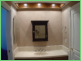 Master Bath finished - Venetian plaster color: Behr - Regatta Sail VP34